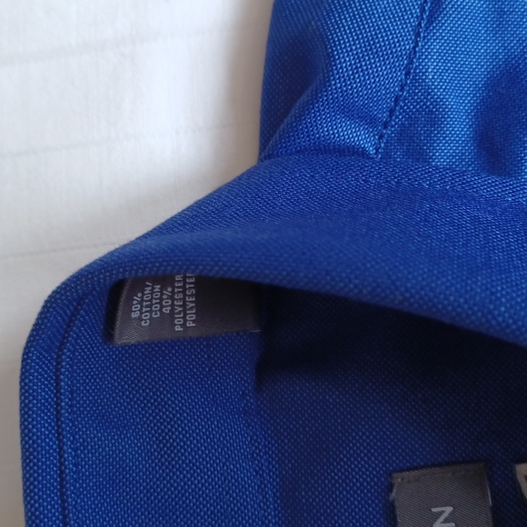 Van Heusen "Wrinkle Free" Short Sleeve Button Down Shirt NEW- Sz. Sm/14.5 - Picture 8 of 10